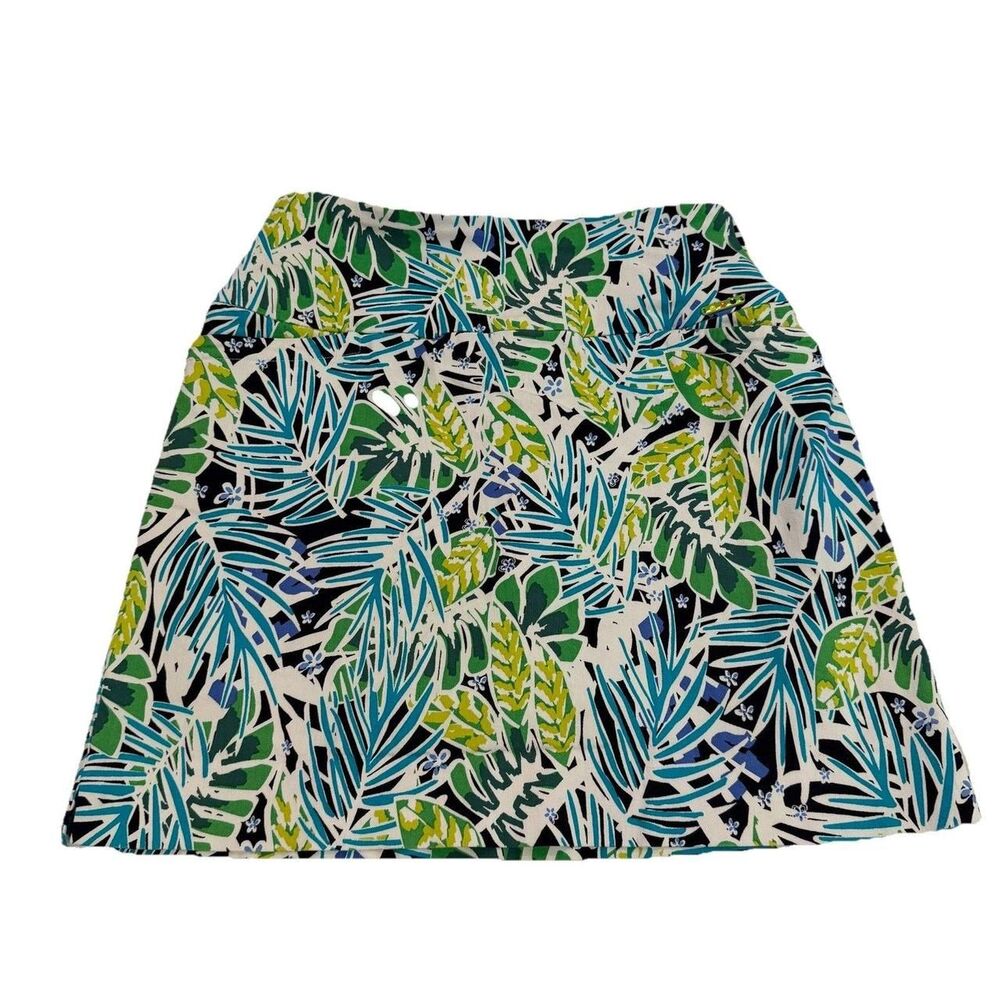 Womens Swing Control Skort Golf Lined Skirt Size 4 Green Plant Athletic Stretch